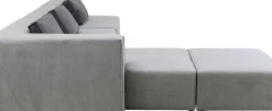KARE24.se Hörnsoffa Infinity Atlanta - Grå Vänster, 357x182cm - KARE Design