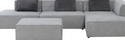 KARE24.se Hörnsoffa Infinity Atlanta Grå Höger, 357x182cm - KARE Design Best