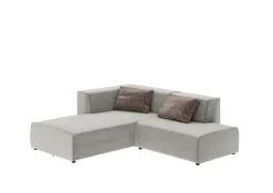 KARE24.se Hörnsoffa Infinity Boston Grå, 237cm - KARE Design New