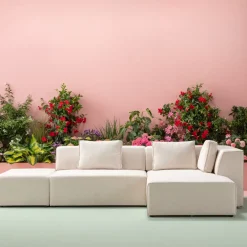 KARE24.se Hörnsoffa Infinity - Creme Höger, 306x182cm - KARE Design Sale
