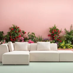 KARE24.se Hörnsoffa Infinity - Creme Vänster, 306x182cm - KARE Design Sale