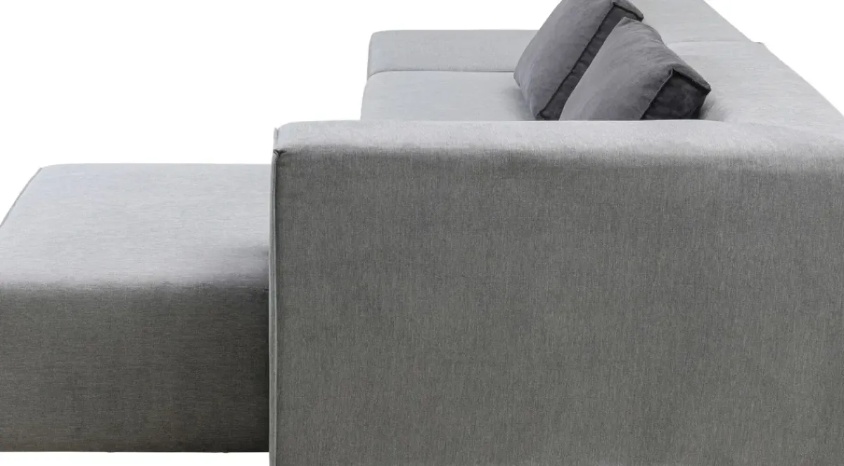 KARE24.se Hörnsoffa Infinity - Grå Höger, 306x182cm - KARE Design Outlet