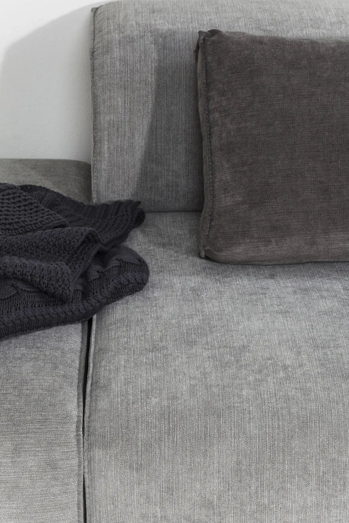 KARE24.se Hörnsoffa Infinity - Grå Höger, 306x182cm - KARE Design Outlet
