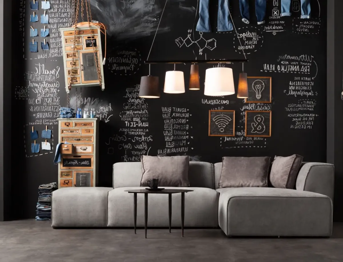 KARE24.se Hörnsoffa Infinity - Grå Höger, 306x182cm - KARE Design Outlet