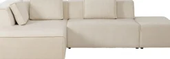 KARE24.se Hörnsoffa Infinity - Med Ottoman, Cream Manchester, vänster - KARE Design Sale