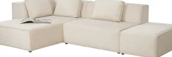 KARE24.se Hörnsoffa Infinity - Med Ottoman, Cream Manchester, vänster - KARE Design Sale