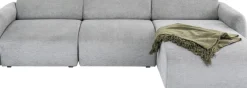 KARE24.se Hörnsoffa Lucca 255cm - Grå Höger - KARE Design Sale