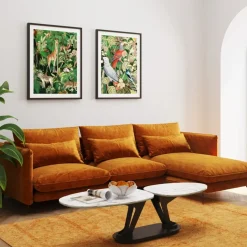 KARE24.se Hörnsoffa Monza - Orange Höger - KARE Design Discount