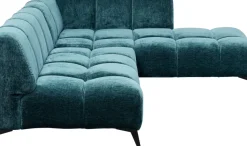 KARE24.se Hörnsoffa Nia Glam - Mörkgrön Höger, 250cm - KARE Design Outlet