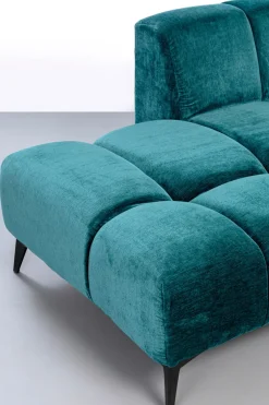 KARE24.se Hörnsoffa Nia Glam - Mörkgrön Vänster, 250cm - KARE Design Outlet