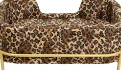 KARE24.se Hundbädd/Kattbädd Diva Leo - Leopardmönstrad - KARE Design Outlet