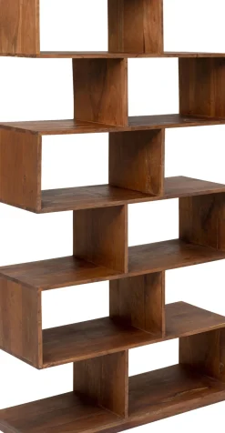 KARE24.se Hylla Authentico Zick Zack - Öppen Bokhylla, 180x100cm - KARE Design Discount