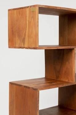 KARE24.se Hylla Authentico Zick Zack - Öppen Bokhylla, 180x100cm - KARE Design Discount