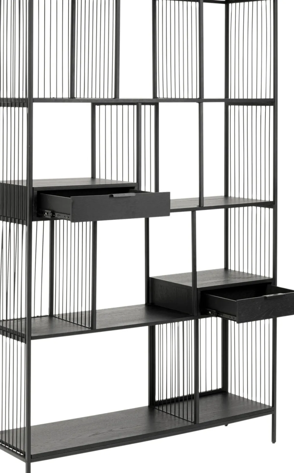 KARE24.se Hylla Bologna - Svart, 200x125cm - KARE Design Discount