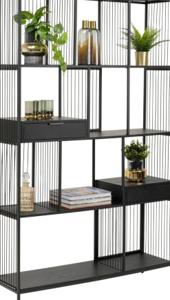 KARE24.se Hylla Bologna - Svart, 200x125cm - KARE Design Discount