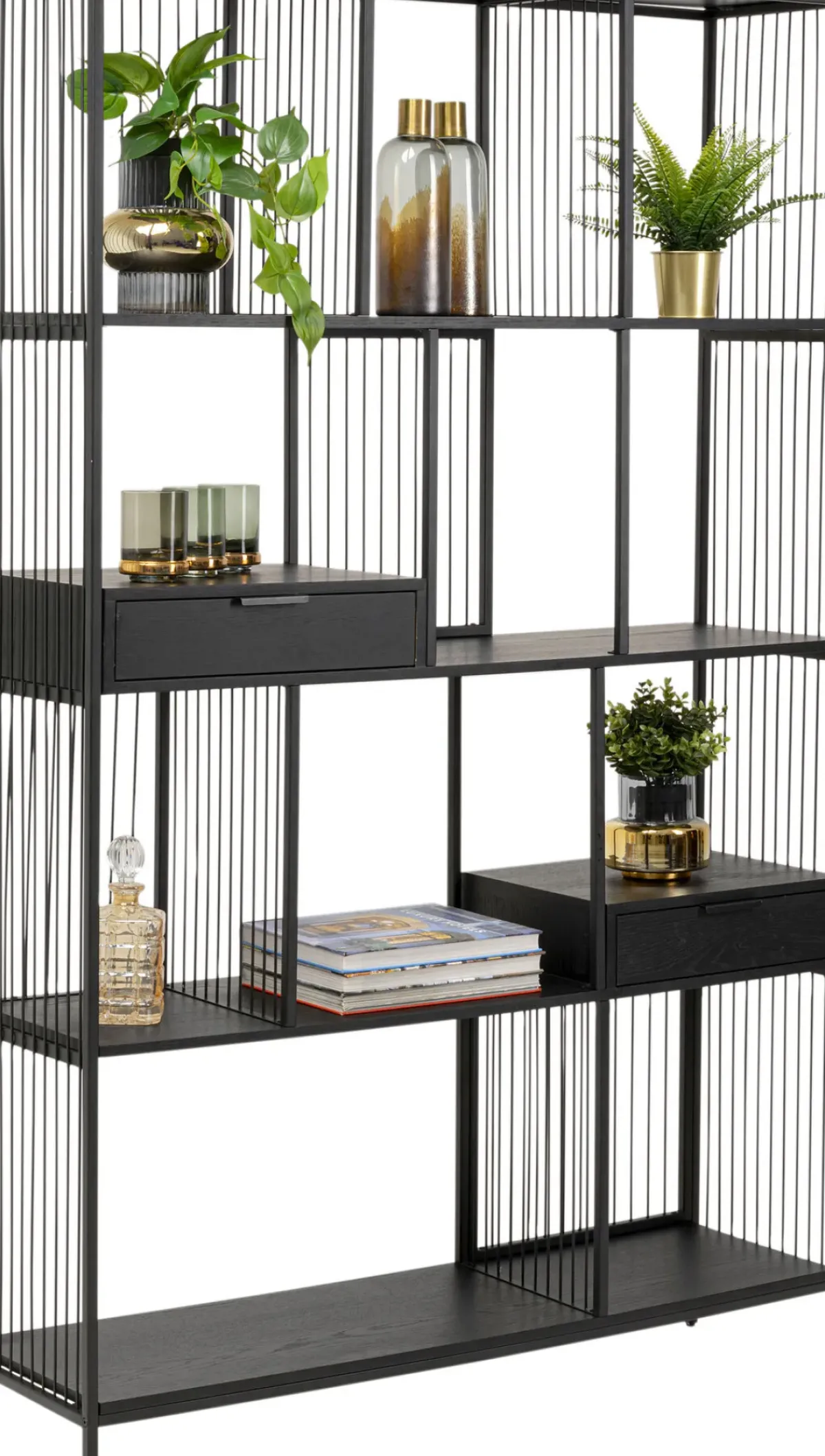 KARE24.se Hylla Bologna - Svart, 200x125cm - KARE Design Discount