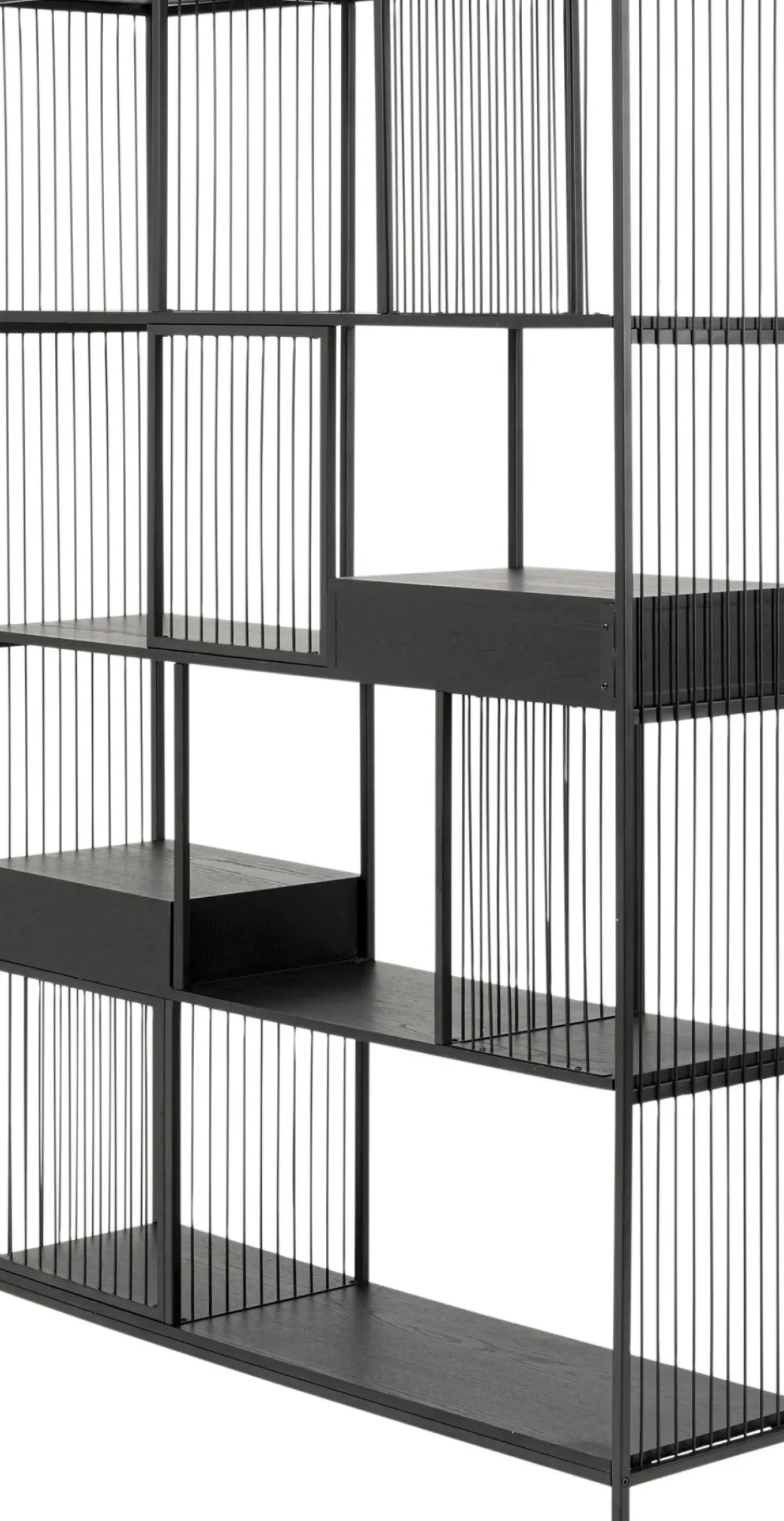 KARE24.se Hylla Bologna - Svart, 200x125cm - KARE Design Discount