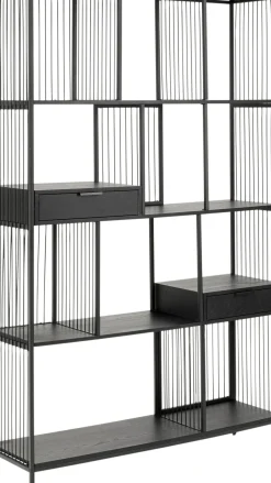 KARE24.se Hylla Bologna - Svart, 200x125cm - KARE Design Discount