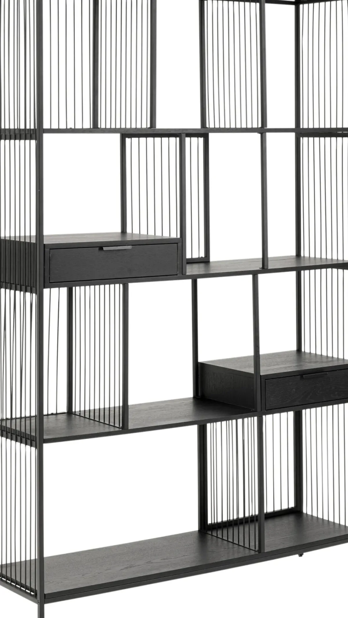 KARE24.se Hylla Bologna - Svart, 200x125cm - KARE Design Discount