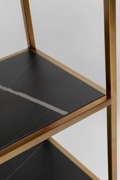 KARE24.se Hylla Cesaro - Öppen Bokhylla i Mässing, 170x90cm - KARE Design Online