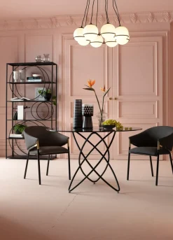 KARE24.se Hylla Circle - Öppen Bokhylla Svart, 200x100cm - KARE Design Online
