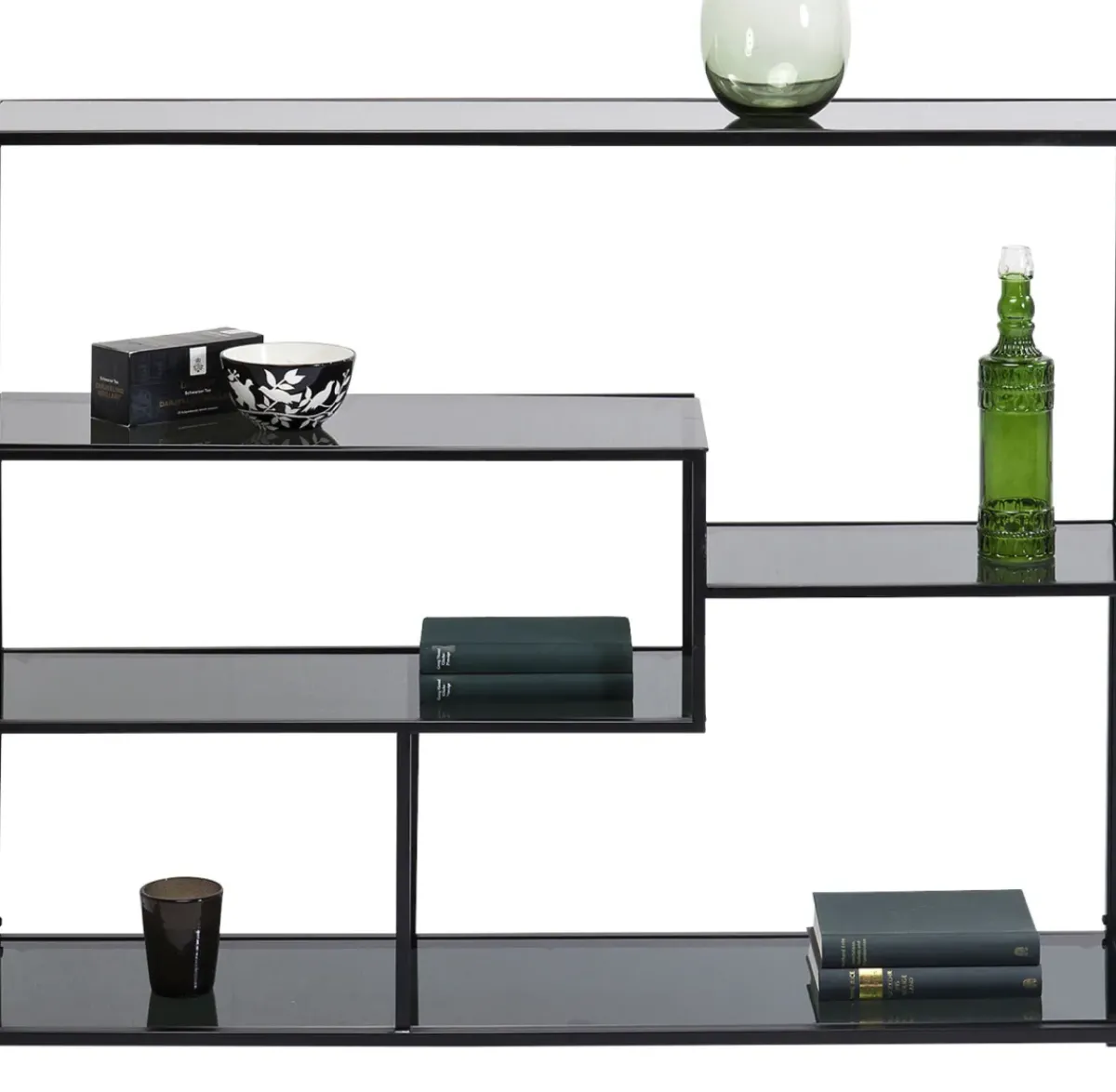 KARE24.se Hylla Loft - Öppen Bokhylla/Sideboard i Svart, 100x115cm - KARE Design Best