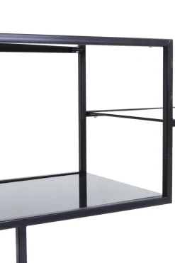 KARE24.se Hylla Loft - Öppen Bokhylla/Sideboard i Svart, 100x115cm - KARE Design Best