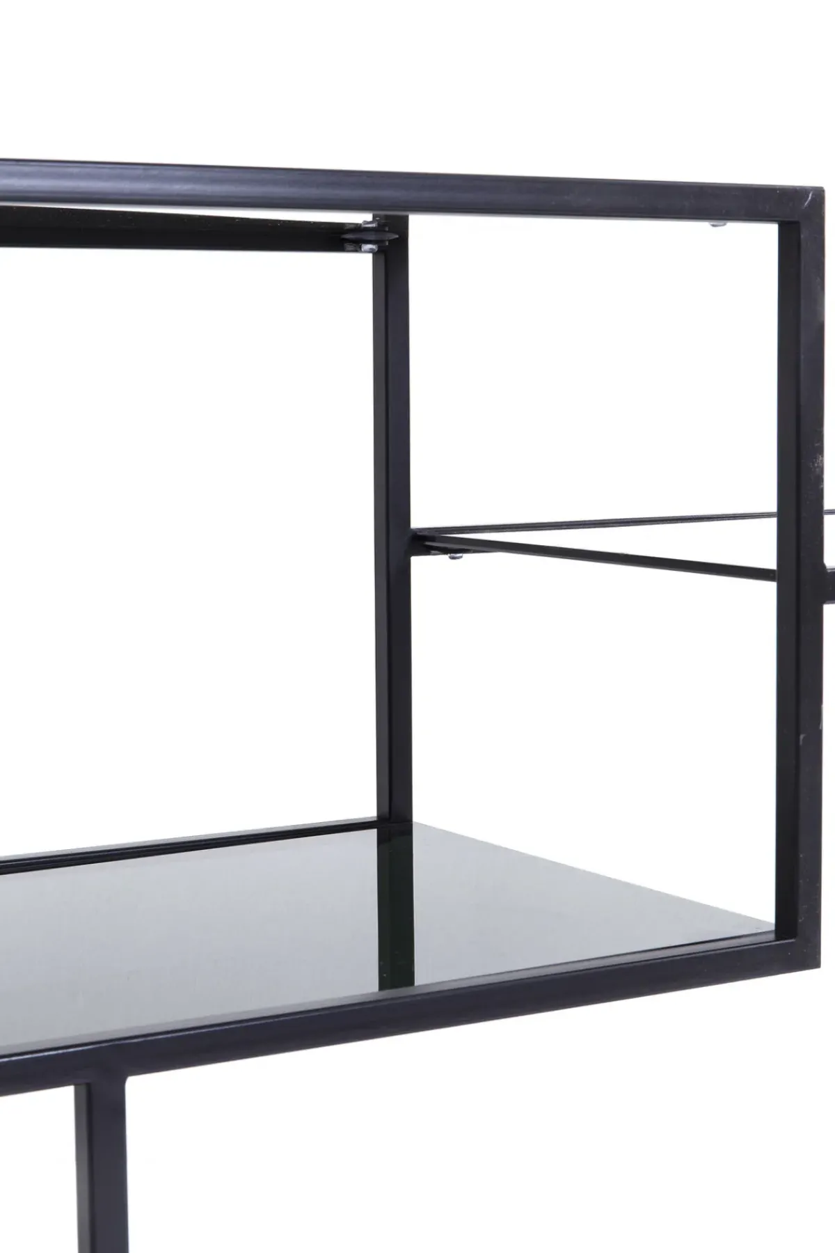KARE24.se Hylla Loft - Öppen Bokhylla/Sideboard i Svart, 100x115cm - KARE Design Best