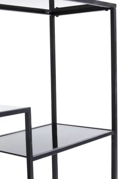 KARE24.se Hylla Loft - Öppen Bokhylla/Sideboard i Svart, 100x115cm - KARE Design Best
