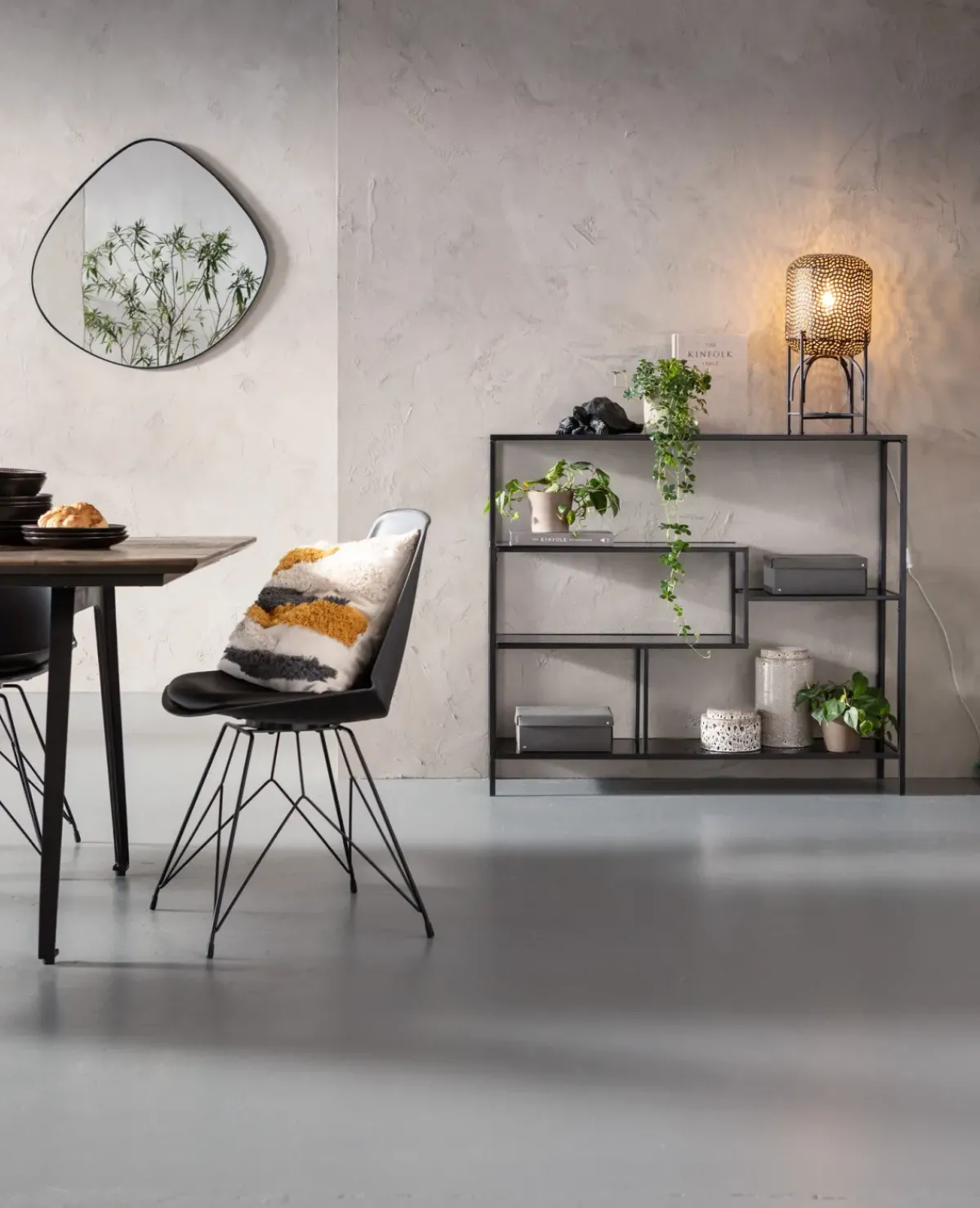 KARE24.se Hylla Loft - Öppen Bokhylla/Sideboard i Svart, 100x115cm - KARE Design Best
