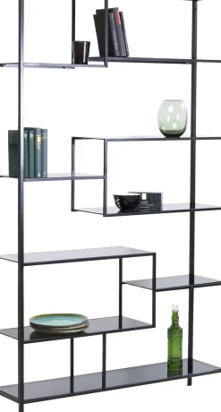 KARE24.se Hylla Loft - Öppen Bokylla i Svart, 195x115cm - KARE Design Hot
