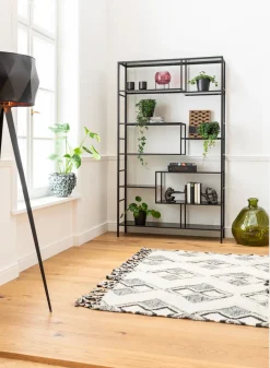 KARE24.se Hylla Loft - Öppen Bokylla i Svart, 195x115cm - KARE Design Hot