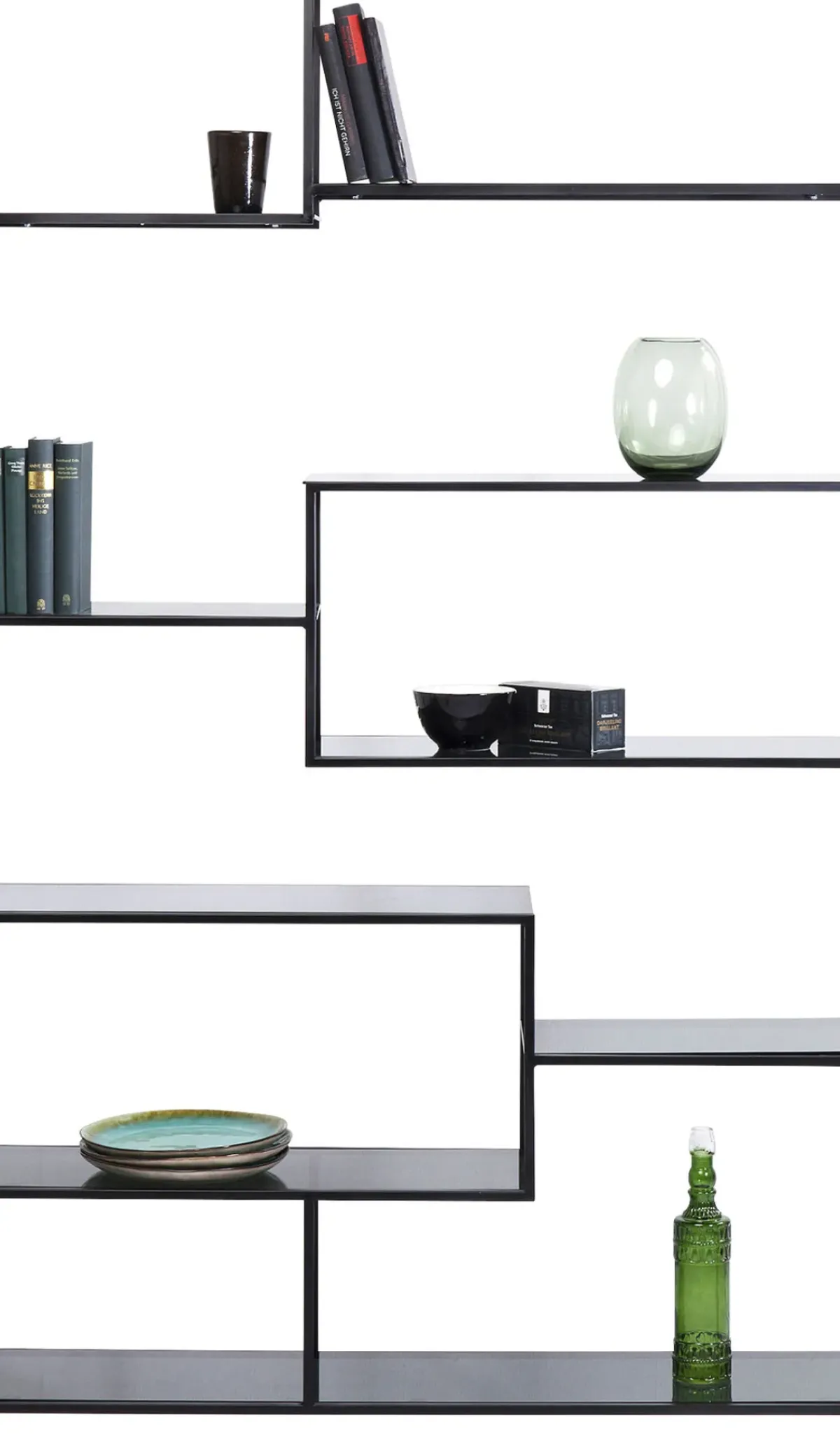 KARE24.se Hylla Loft - Öppen Bokylla i Svart, 195x115cm - KARE Design Hot