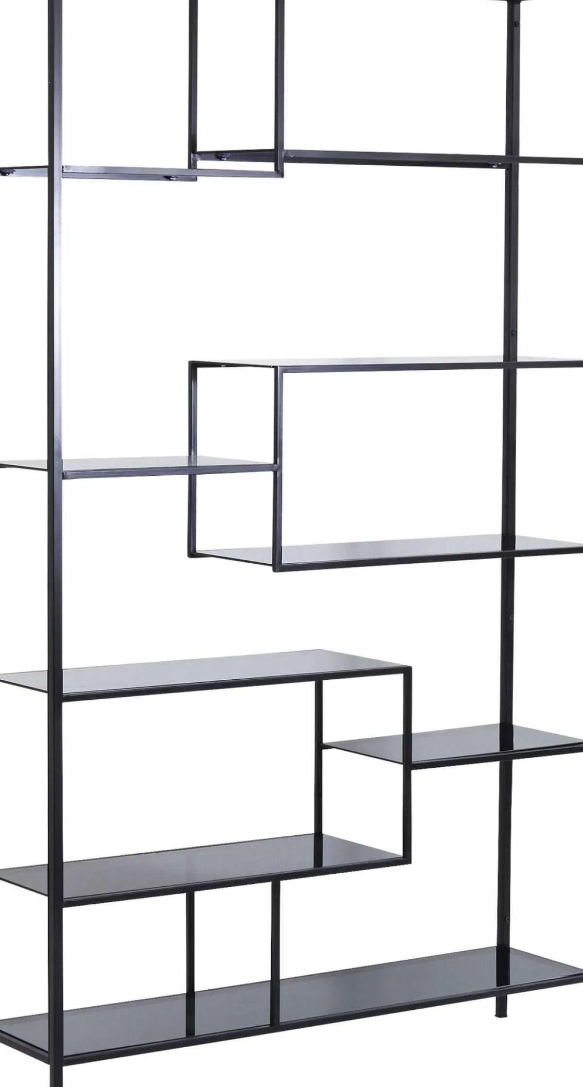 KARE24.se Hylla Loft - Öppen Bokylla i Svart, 195x115cm - KARE Design Hot