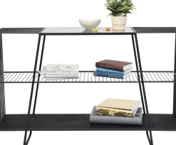 KARE24.se Hylla Mesh - Konsolbord i Svart Stål, 78x120cm - KARE Design Online