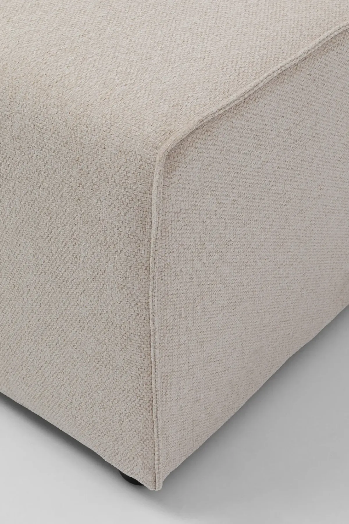 KARE24.se Infinity Fotpall Elements - Creme, 50x100cm - KARE Design Online