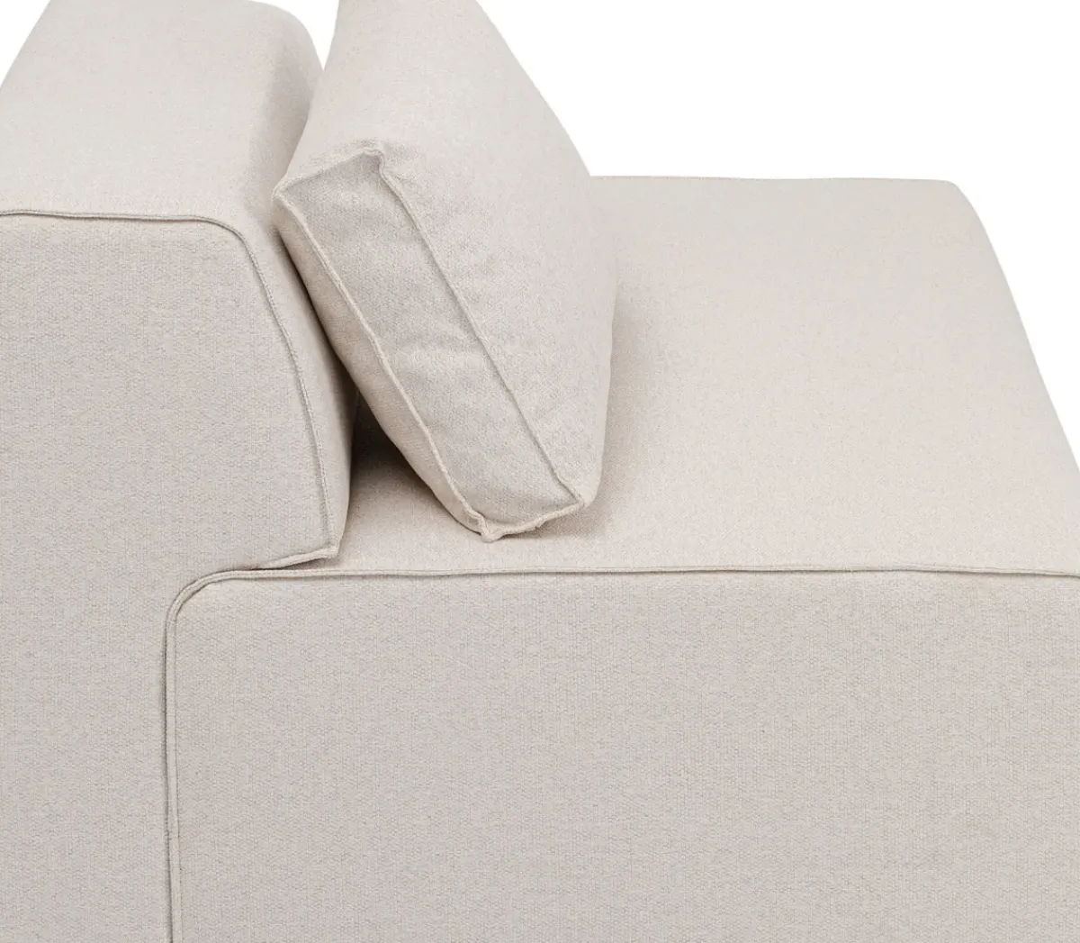 KARE24.se Infinity Ottoman Semi Elements - Creme Höger - KARE Design Online