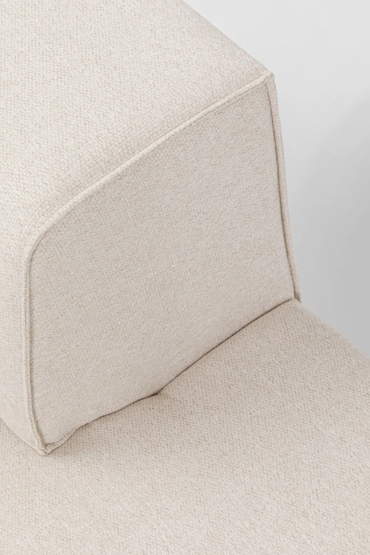KARE24.se Infinity Ottoman Semi Elements - Creme Höger - KARE Design Online