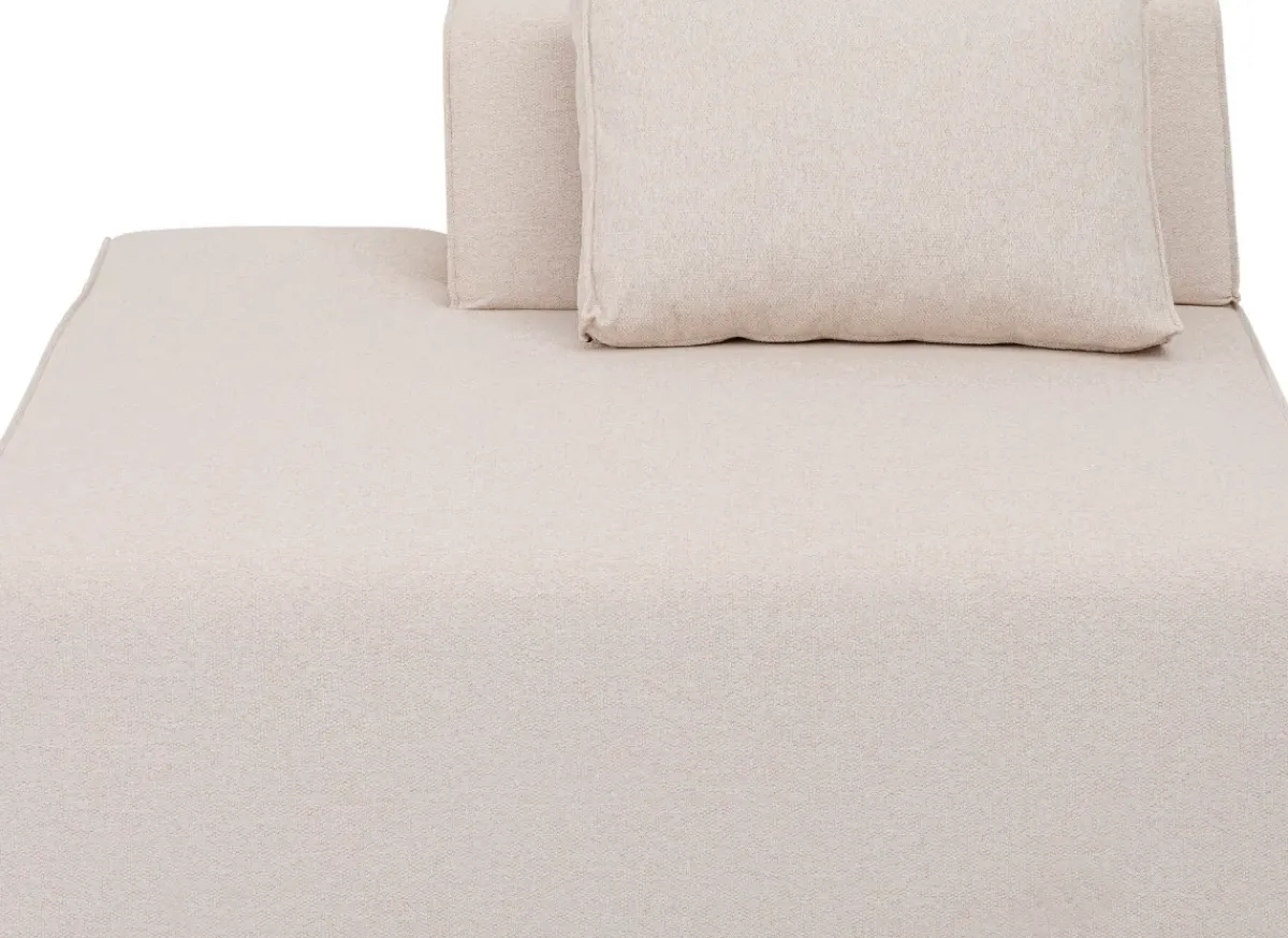 KARE24.se Infinity Ottoman Semi Elements - Creme Vänster - KARE Design Outlet