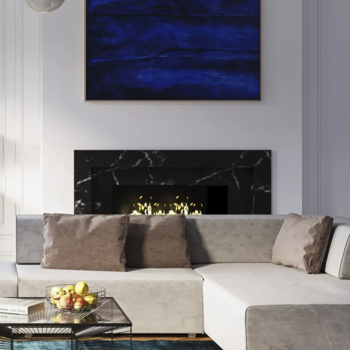 KARE24.se Infinity Ryggdyna - Grå, 60x40cm - KARE Design