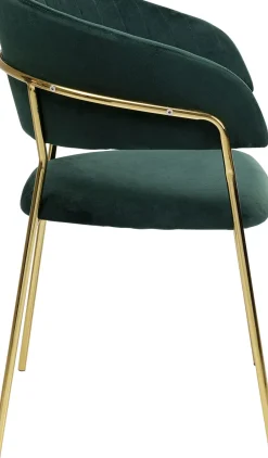 KARE24.se Karmstol Belle - Grön Stol med Armstöd, 2 set - KARE Design Best