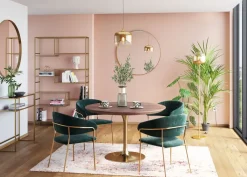 KARE24.se Karmstol Belle - Grön Stol med Armstöd, 2 set - KARE Design Best