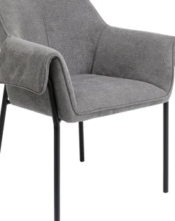 KARE24.se Karmstol Bess - Stol med armstöd, Grå - KARE Design Sale