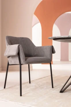 KARE24.se Karmstol Bess - Stol med armstöd, Grå - KARE Design Sale