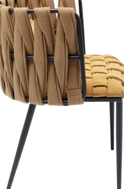 KARE24.se Karmstol Cheerio - Stol i Ljus Brun/Havregul med Armstöd - KARE Design Clearance