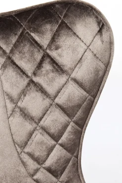 KARE24.se Karmstol Dream - Stol i Brun Sammet/Svarta Ben med Armstöd - KARE Design Online