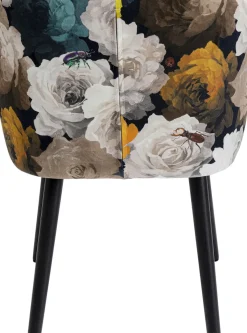 KARE24.se Karmstol Peony - Stol med Armstöd - Blommig Gul - KARE Design Hot