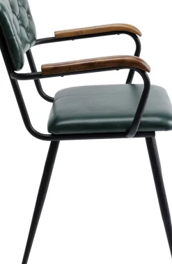 KARE24.se Karmstol Salsa - Grön Läder - KARE Design New