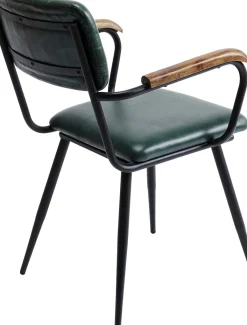 KARE24.se Karmstol Salsa - Grön Läder - KARE Design New