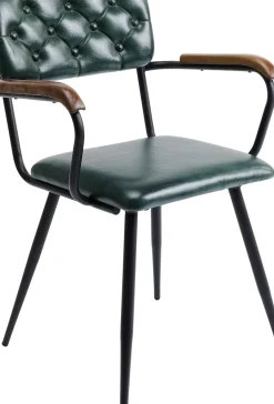 KARE24.se Karmstol Salsa - Grön Läder - KARE Design New